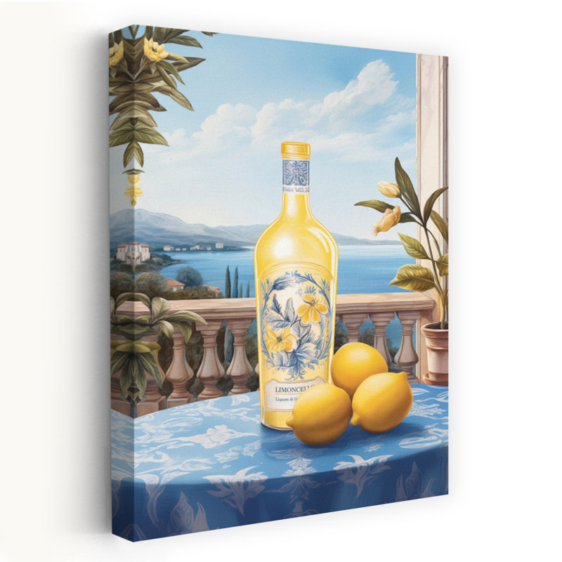 Limoncello, H 18 po x l 12 po