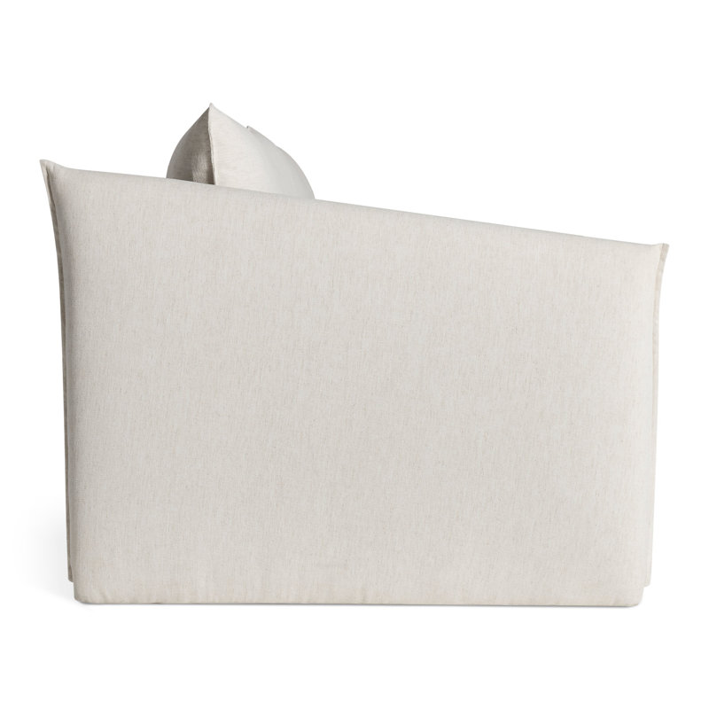 Softmore Sofa, 34" H x 96" W x 40" D, Sylvan Bone Polyester Blend