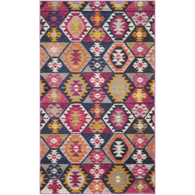Walbridge Geometric Hand Woven Area Rug