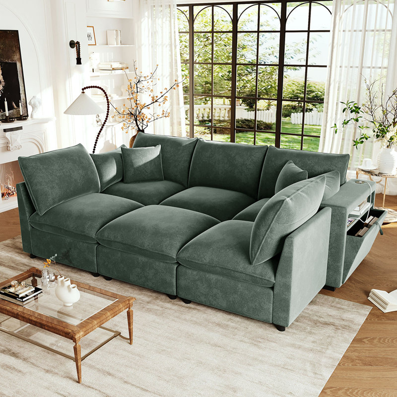 Canapé modulaire Modern, Vert