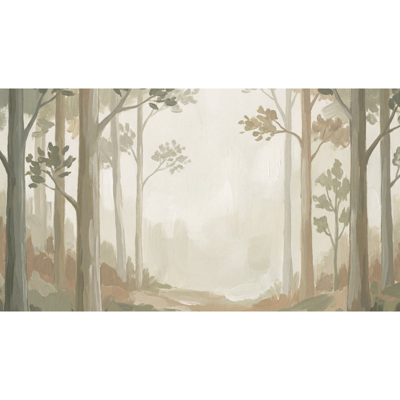 Papier peint Misty, Non tissé, 140 po x 108 po