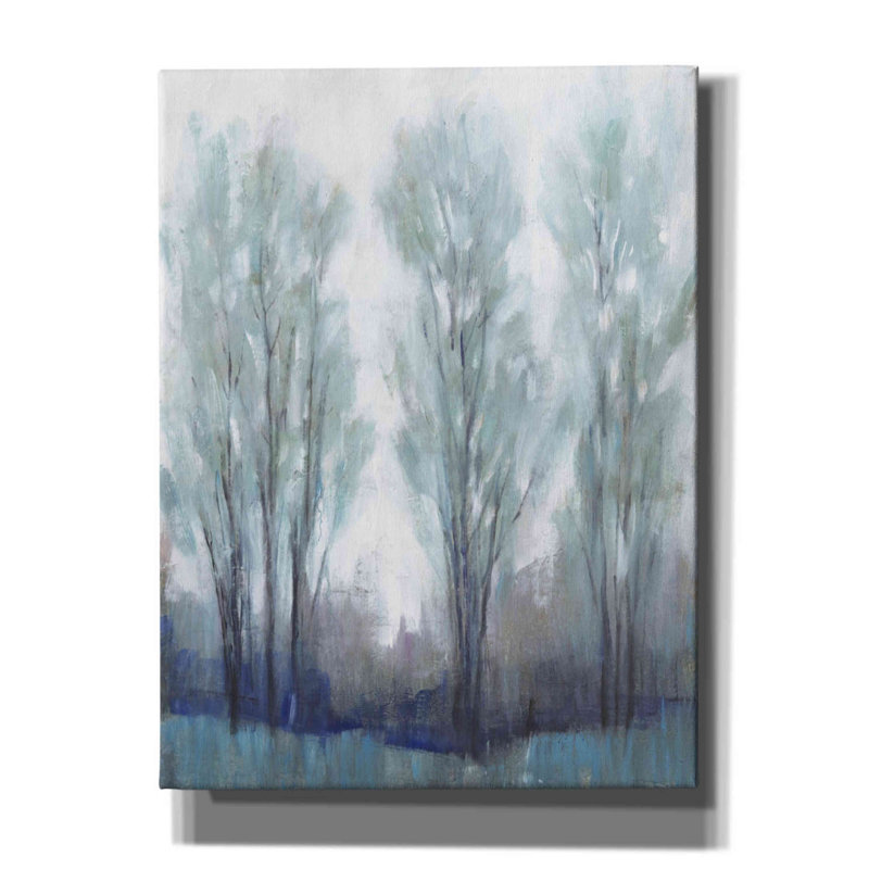 «Through The Clearing I» par Tim O'toole, art mural sur toile, H 16 po x l 12 po x P 0,75 po