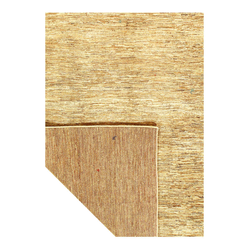 Hand Woven Cotton and Wool Area Rug