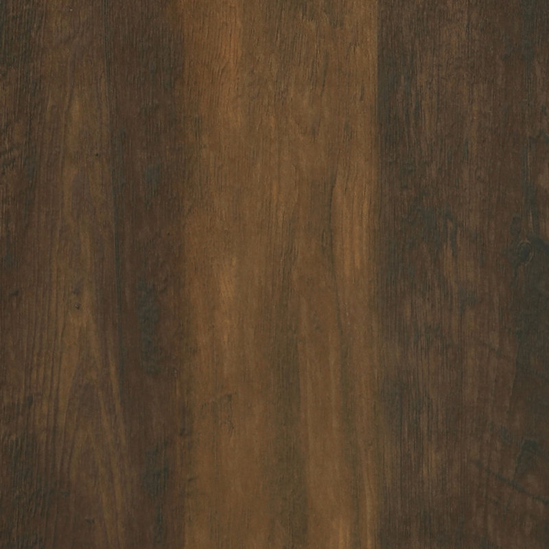 Table basse carrée en pin d'ingénierie foncé, 15.75" H x 35.5" L x 35.5" W, Brown
