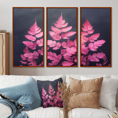 Figurines murales monochromes roses, Ethereal Dream