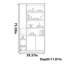 Bibliothèque de rangement moderne, simple et tendance-782532316