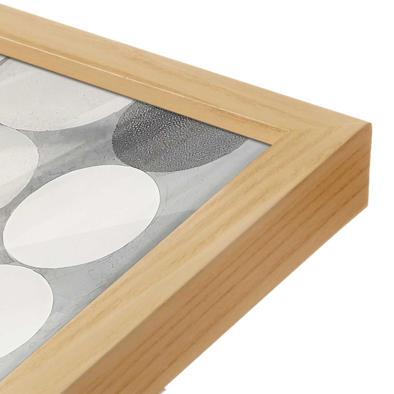 Impression sur toile gris en demi-teinte II par Elena Ray, H 48 po x l 36 po, Impression sur cadre ouvert sans papier mat