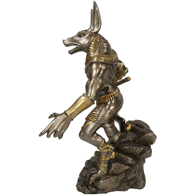 Figurine de dieu égyptien antique Anubis