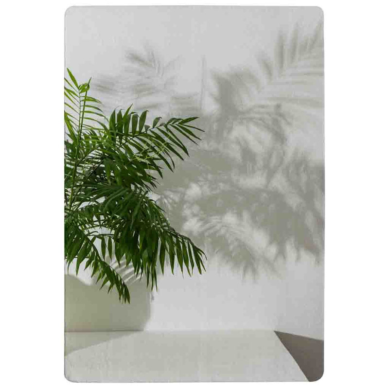 Moolchul Floral Area Rug, Rectangle 60 x 110cm 