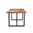 Solid Wood Top Double Pedestal Base Dining Set-997263748