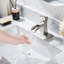 Single-hole Single-handle Bathroom Faucet With Drain Assembly-111101485