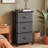 Dresser Storage with 3 Drawers, Metal Frame for Closet Storage, Vertical Storage Cabinet for Bedroom, Wardrobe, and Office-1113161692