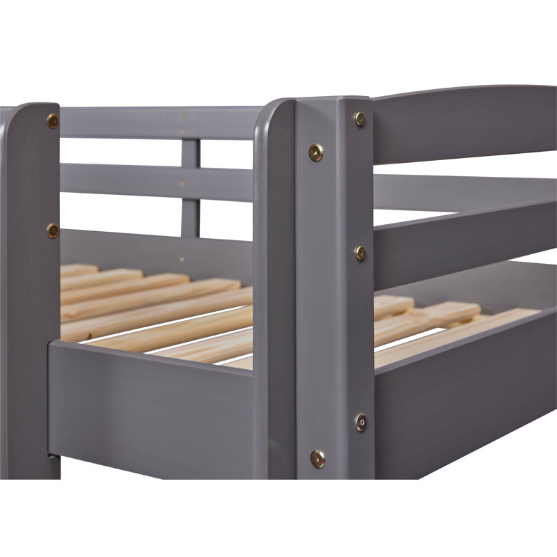 Rahma Kids Bunk Bed, Gray, 90x200 cm