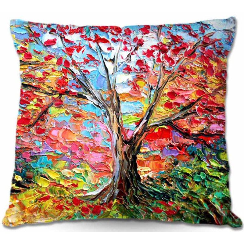 Story of the Tree Throw Pillow, 20" H x 20" W x 5" D