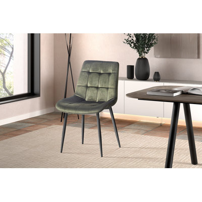 Greilickville 47cm H Polyester Upholstered Metal Side Chair