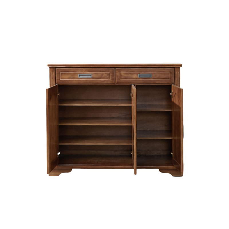 Armoire d'appoint en bois massif grande capacité