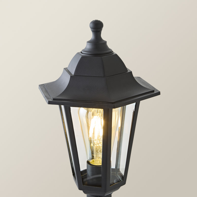 Mcmahan Transparent Lamp Post (Full), Black