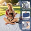 Extra Large 300 x 200 cm Waterproof Sandproof Picnic Blanket, Foldable Portable Outdoor Beach Mat with Carry Handle, Family Rug for Camping, Hiking, Park & Beach – Blue