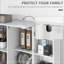Armoire de rangement 63 po, armoire de rangement autoportante à 14 niveaux avec 2 portes 63 po