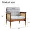 Chaise avec accoudoirs rembourrée Joharis-2050108283