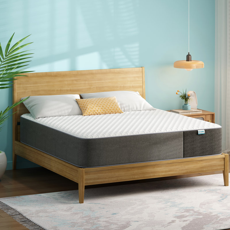 Matelas en mousse viscoélastique moyenne 12 po Alwyn Home Brucker, Lit simple