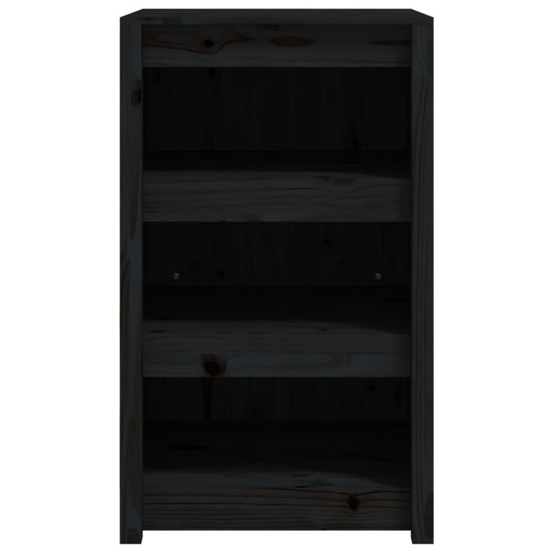 Aftin Outdoor Kitchen Cabinet Garden Storage Cupboard Sideboard Patio Cabinet, Black Pine