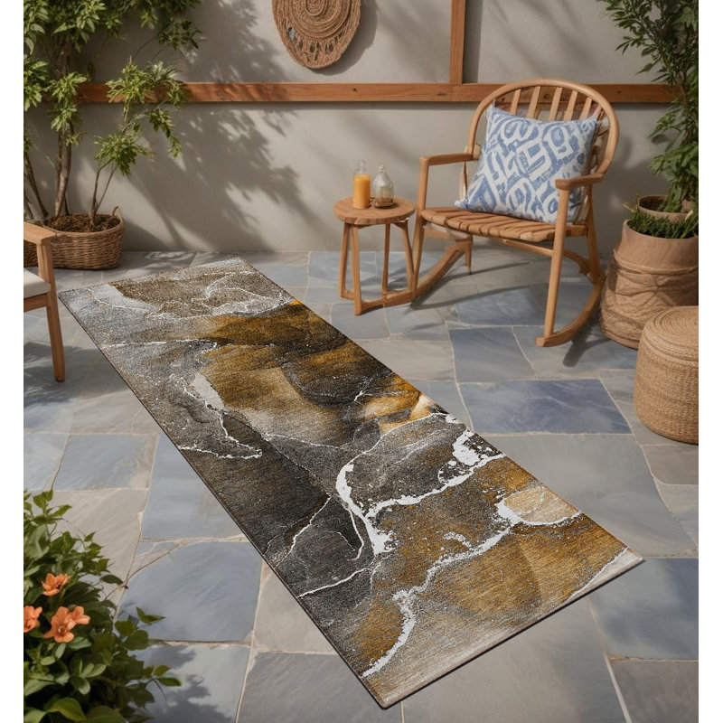 Tapis de couloir d'extérieur 8 pi
