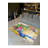 Oil Paint Look Multicolor Abstract Pattern Woven Base Decorative Machine Washable Rug-325792611