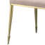 Chaise d'appoint rembourrée beige