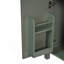 Meuble-lavabo de 24 pouces avec lavabo en céramique, 1 porte à fermeture en douceur, 2 tiroirs à fermeture en douceur et 2 supports de rangement sur la porte-2132171098