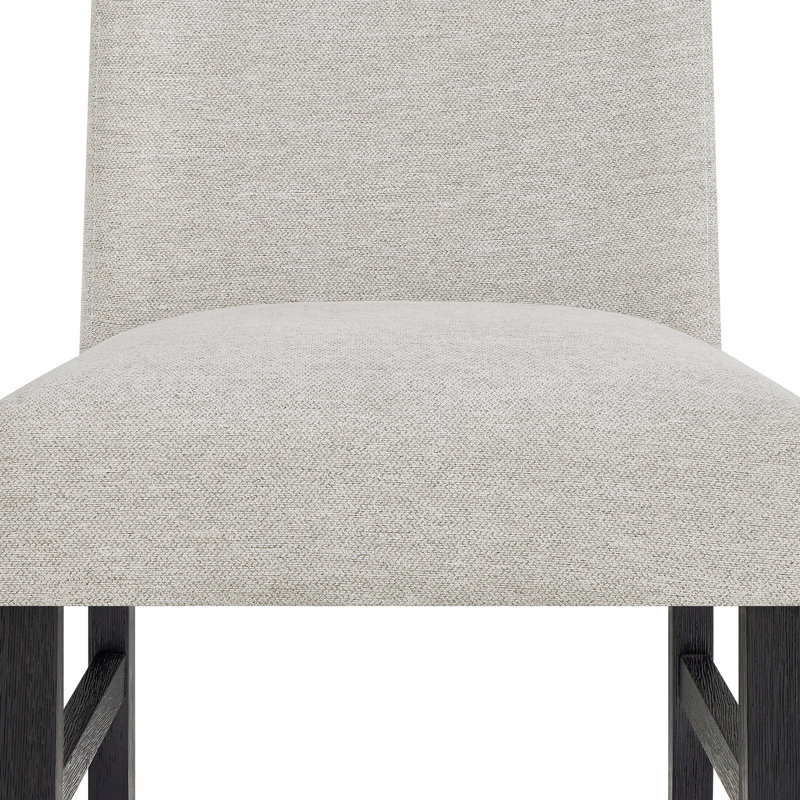 Ensemble de chaises de salle à manger contemporaines à dossier plein et rembourré à hauteur standard 2 pièces