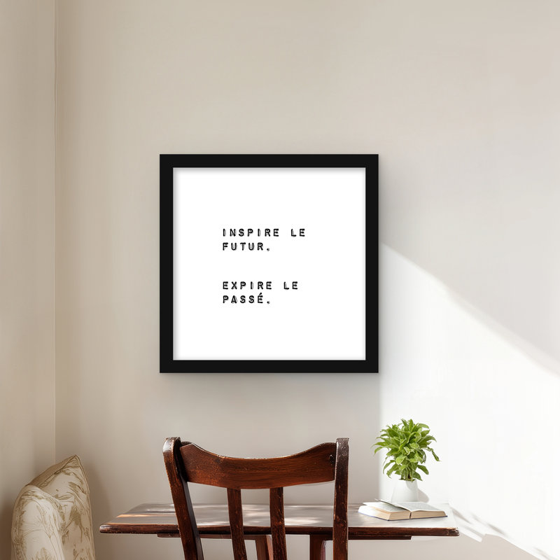Inspirer le futur - Motif de bureau, impression de citations