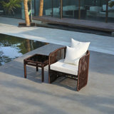 Casmir PE rattan outdoor sofa for lazy people to relax