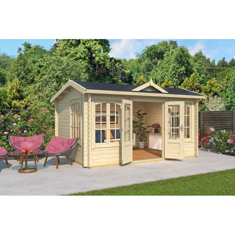 Lasita Windsor Premium Log Cabin With Double Glazing (44mm)