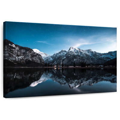 Alvord Snowy Mountain Peaks Reflection