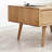 Modern simple rectangular solid wood coffee table-106443212