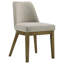 Chaise d'appoint Bryant (brun clair) rembourrée (ensemble de 2)