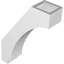 Attelle de genou en PVC de qualité architecturale 3 po x P 10 po x H 14 po-88498510