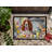 Decorating Easter Welsh Springer Spaniel Doormat-112770433