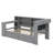 Streamlined Bed With Storage Racks, Drawers, Power Charging Outlet, LED Illumination, And Workstation-222025800-222025801