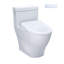 Toilette allongée monobloc de 1,28 GPF au sol WASHLET (siège inclus)