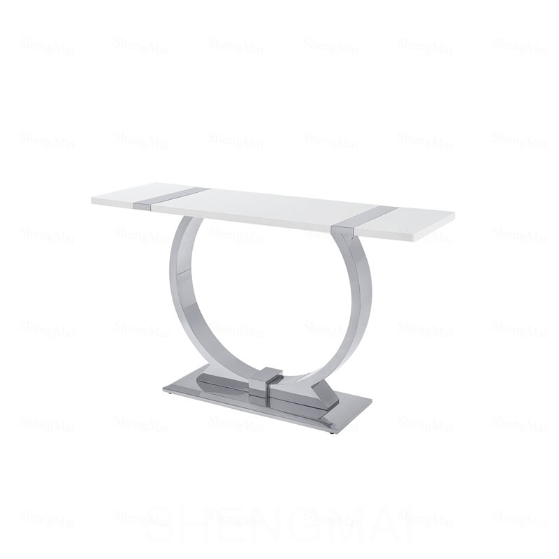 Mobilier de salon contemporain 1pc, White