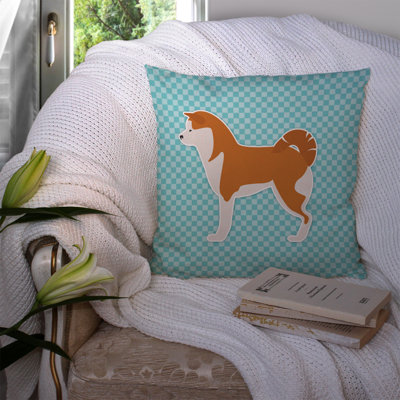 Akita Outdoor Throw Pillow