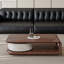 Table basse moderne en noyer avec rangement