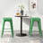 Kohki 24" Counter Stool Metal Bar Stools Counter Height Barstools Backless Indoor/Outdoor Bar Stools Kitchen Counter Stools Chairs(Set of 2)-1521817816-1521817809