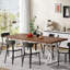 Rayaan Metal Base Dining Table