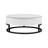 2pc Black And White Coffee Table Set