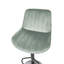 Colesburg Swivel Upholstered Adjustable Height Counter Stool with Metal Frame