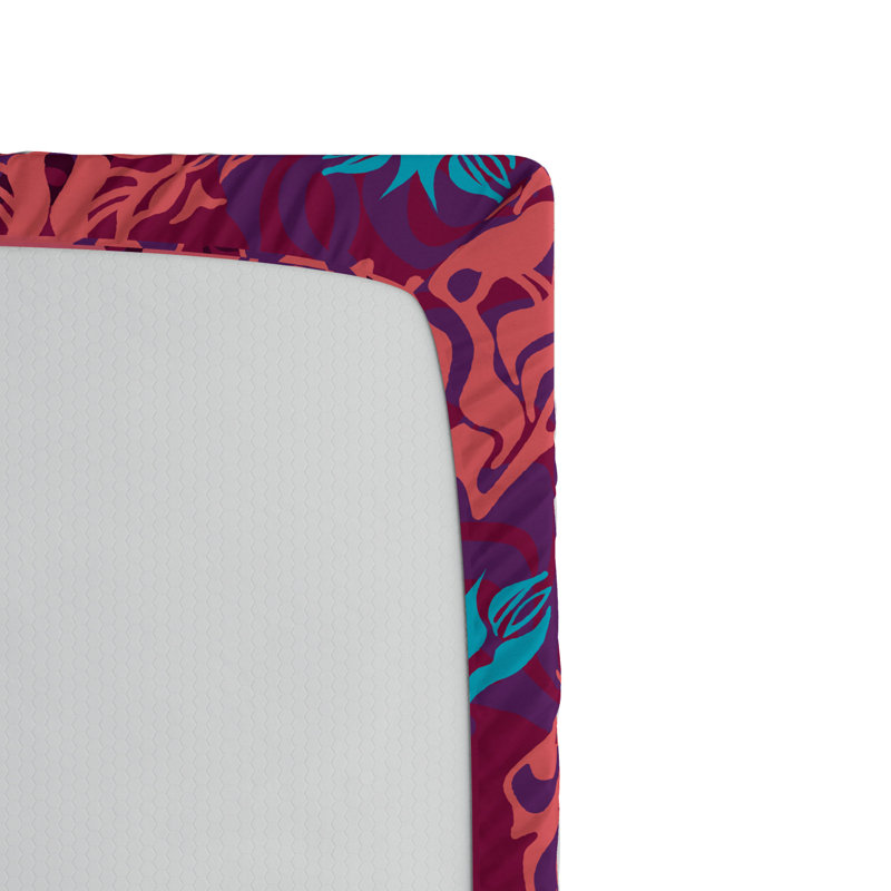 Microfiber Damask Fitted Sheet, Twin XL Fitted Sheet