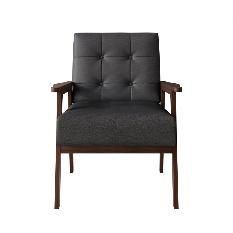 Chaise d'appoint en polyuréthane gris, Gris